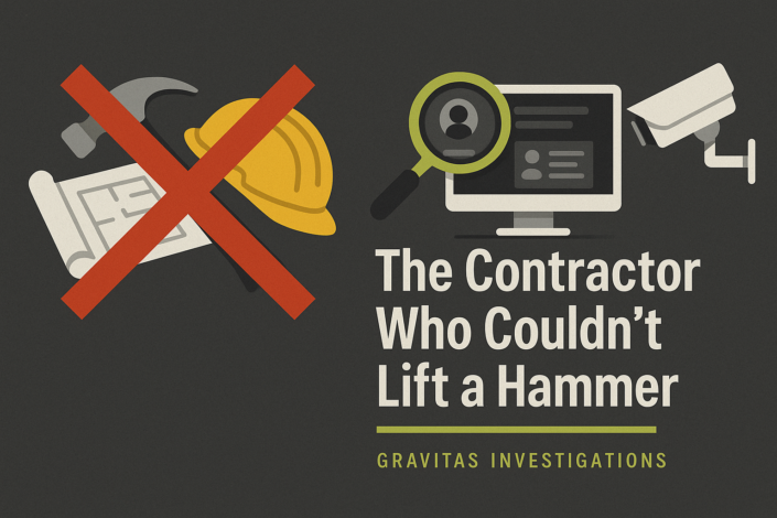 private investigator Kentucky workers compensation fraud investigation case study - Gravitas Investigations